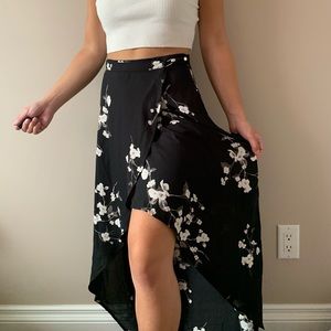 Maxi dynamite floral skirt